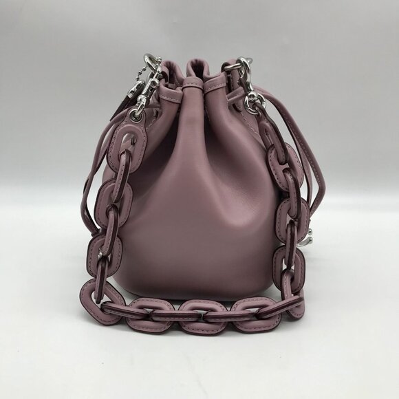 Coach Light Purple Leather Camila Convertible Bucket Bag CJ885 - Picture 2 of 12
